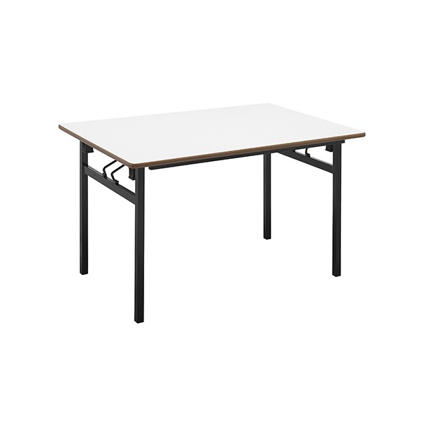Table pliante 4 pieds Hershel 160x80 cm mélaminé