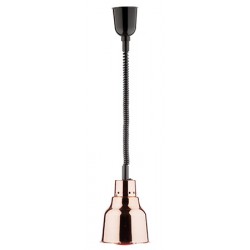 Lampe chauffante abat-jour cuivre diam 22,5 cm