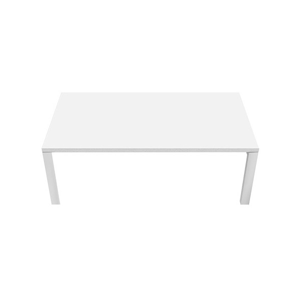 Table d'accueil Design  blanc/blanc 114x60 cm