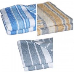 Lot de 6 couvertures couvre-lits 180 x 240 cm 100% polyester 380g
