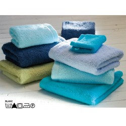 Lot de 3 serviettes de toilette 55x100 cm 100% coton peigné blanc ou couleur 530g