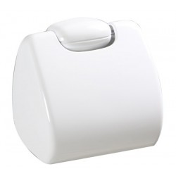 Porte-rouleau papier hygiénique plastique blanc ROSSIGNOL Basic