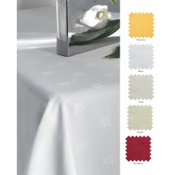 Serviettes en polyester filé motif feuille de lierre 51x51 cm