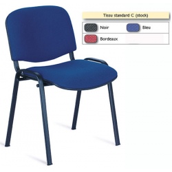 Chaise empilable Emmanuelle tissu standard