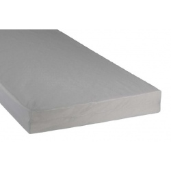 Alèze maille polyester enduite polyuréthane M1 blanc 150gr forme drap  housse 120x190 cm