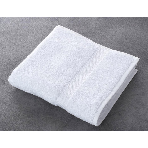 Drap de bain Luxe 100% coton blanc 500 g 70x140 cm (le lot de 5)