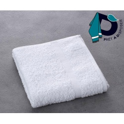 Serviette de toilette Eden 100% coton blanc 400 g 50x90 cm (le lot de 10)