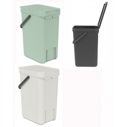 Poubelle Sort & Go 40l Gris - menage - nettoyer - poubelles et sacs de  poubelles - poubelle sort go 40l gris