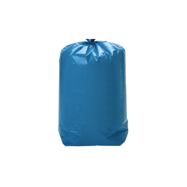 Sacs poubelle bleus 100l à lien coulissant qualité plus 40 microns (le carton de 100)