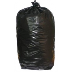 Sacs poubelles renforcés noirs 160L 55 microns (le carton de 100)