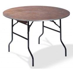 Table de banquet pliable en bois ronde Ø  183 cm