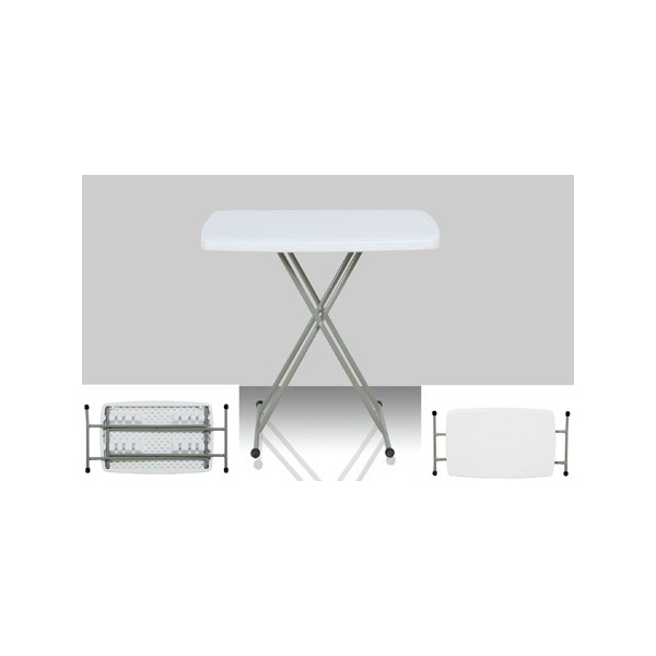 Table pliante polyéthylène Eco ajustable 55x70 cm