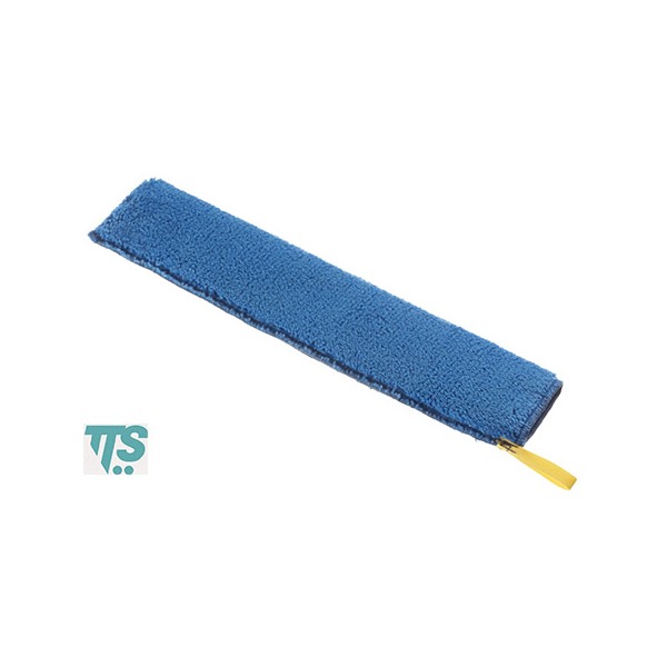 Frange en microfibre bleue 60x9cm