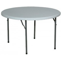 Table pliante polyéthylène Qualiplus diam 122 cm