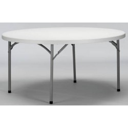 Table pliante polyéthylène Qualiplus diam 152 cm