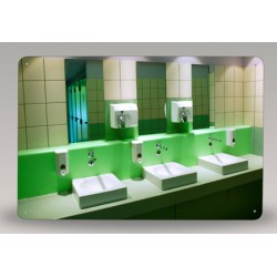 Miroir de sanitaire incassable Plexichok 400x600 mm
