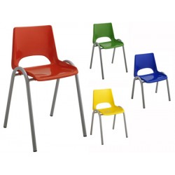 Chaise empilable maternelle Leïa T0 à T3 autres coloris