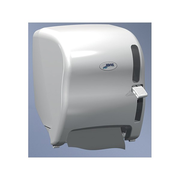 Distributeur d'essuie-mains semi automatique ABS blanc 200 m