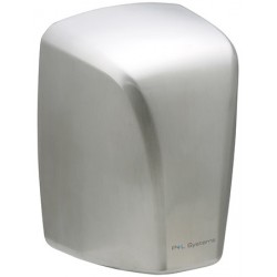 Sèche-mains à grande vitesse 1600 W inox brossé