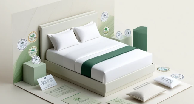 certification linge de lit professionnel avec labels Oeko-Tex GOTS et NF pour hôtels