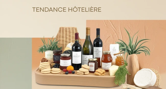 minibar hôtel avec produits locaux artisanaux et spécialités régionales pour voyageurs en quête d'authenticité