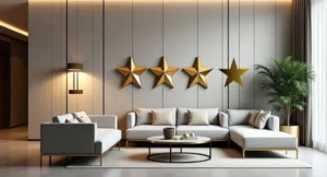 Transformation hôtel de 3 à 4 étoiles avec équipements et mobilier haut de gamme